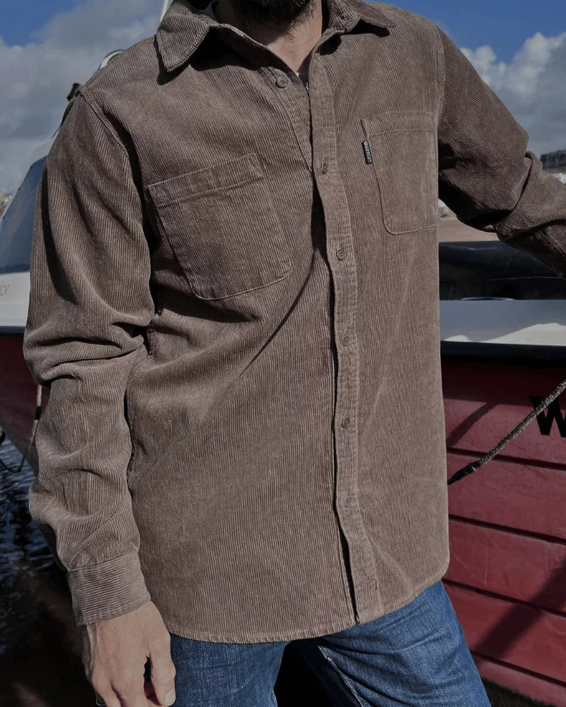 Harbour Cord Shirt – Brown