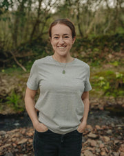 Re-Worked Logo Tee – Ladies, Grey