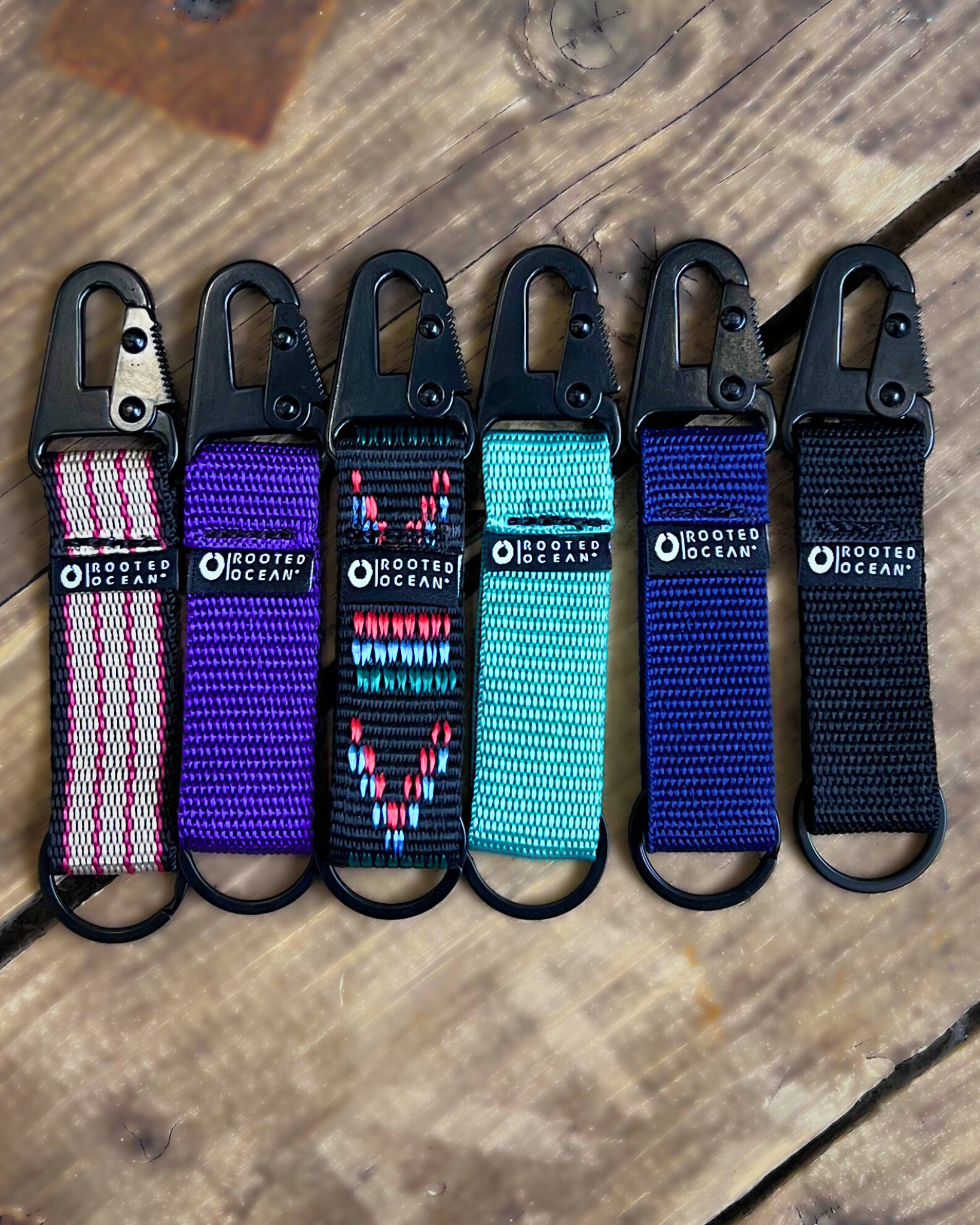 Snapper Webbing Key Ring