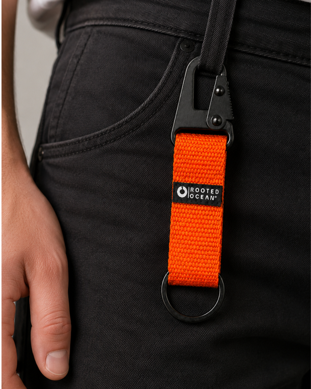 Snapper Webbing Key Ring