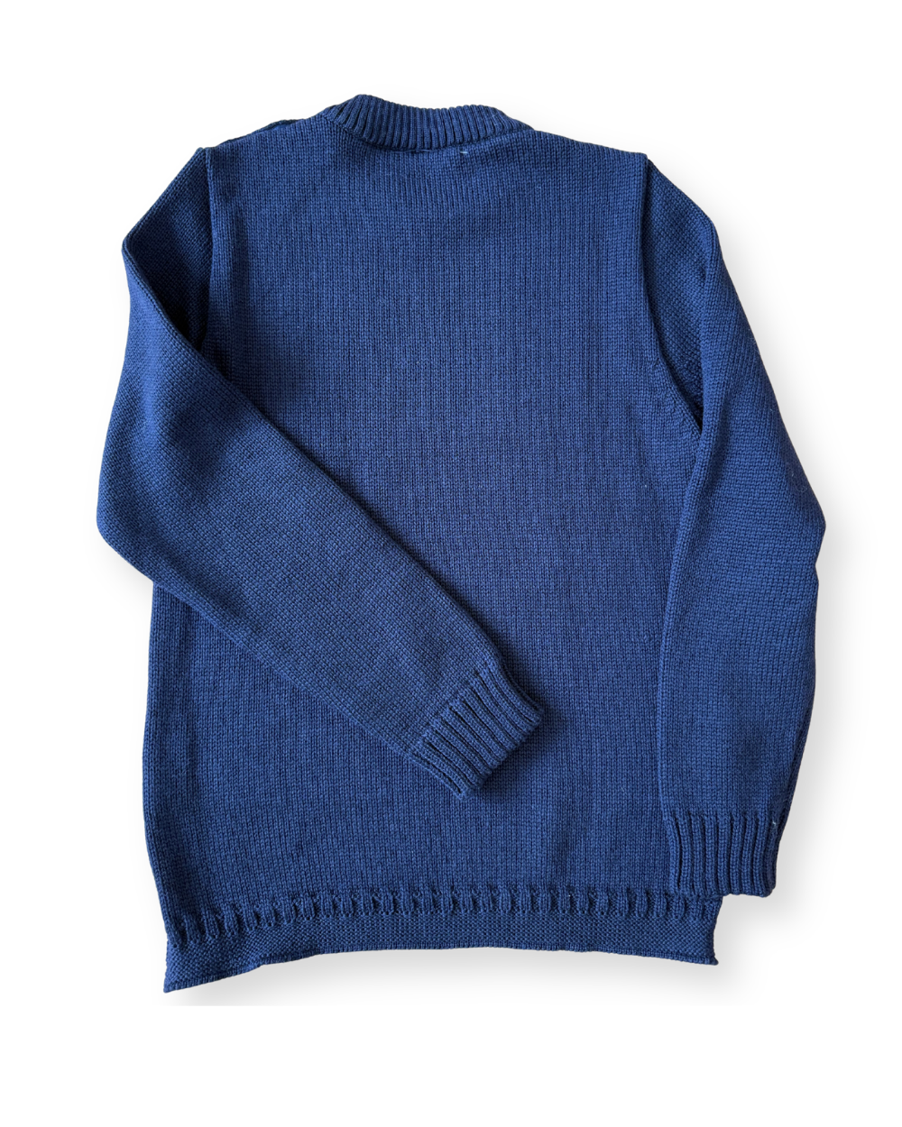 Submariner Navy Blue shoulder button knit jumper