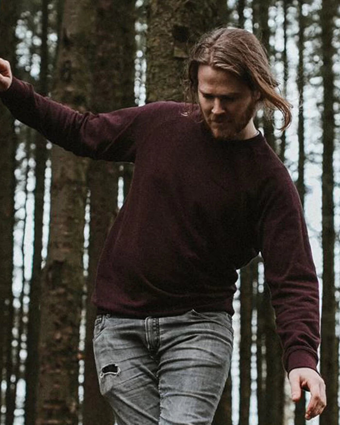 Wistmans Crew Maroon