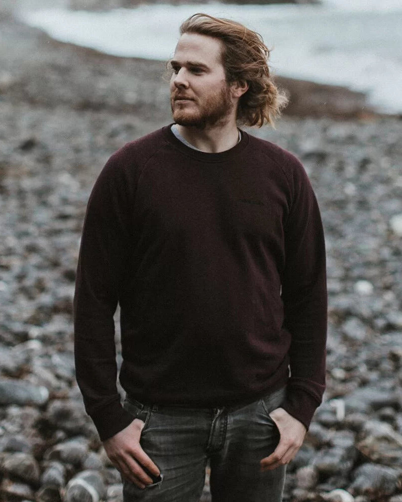 Wistmans Crew Maroon